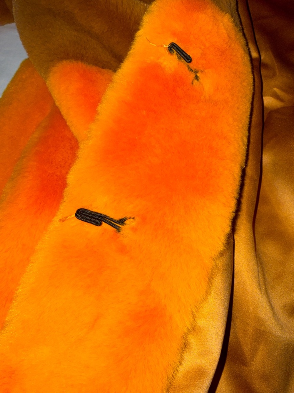 Hutch Anthropologie Colorblock Stripe Faux Fur Coat - Picture 8 of 10